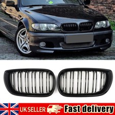 2Pcs Front Kidney Grille Gloss