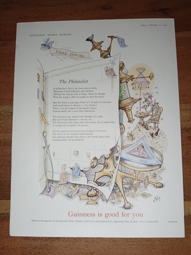Guinness original 1960 print - 1960,