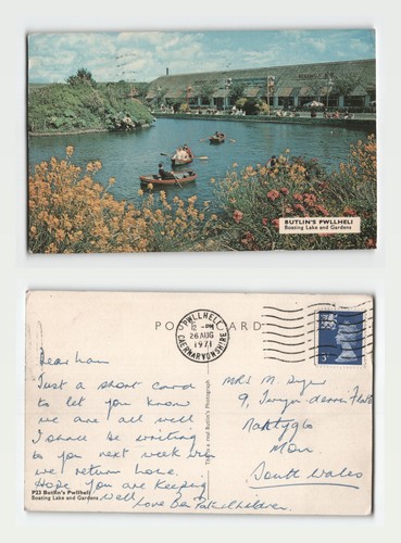 Postcard butlin s - -, pwllheli