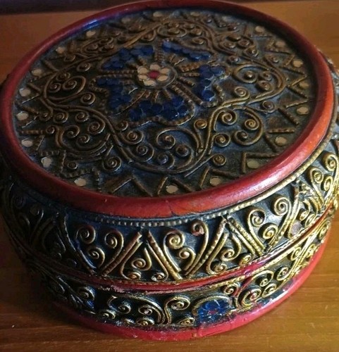 Hand carved thai lacquered - hand,
