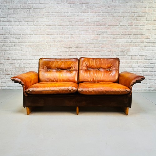 Vintage sede two seater tan - de,