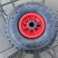 pneumatic wheel 2.50-4 (220 x 65) sack truck trolley bentvalve (4 ply) 12mm bore