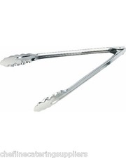 Heavy Duty Stainless Steel 12" Tong, Kitchen Catering Tong, Utensil 