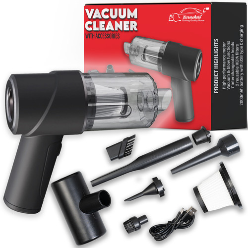 Powerful car vacuum cleaner - car,