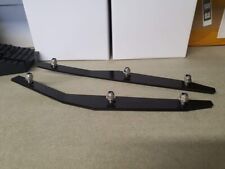 Ford Focus RS Mk1 Stainless Steel Front Bumper Brackets Powder Coated Black