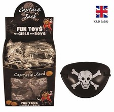 PIRATE EYE PATCH Kids Fancy dress Birthday Party Bag Fillers Favors Toys Lot UK