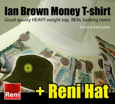 Money T-shirt RENI LEMON BUCKET HAT - Roses 90s ORIGINAL EBAY SELLER  Stone