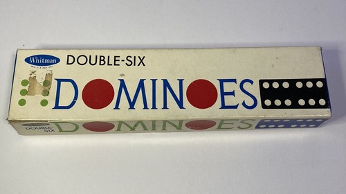 Vintage double six dominoes - vintage,