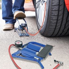 DOUBLE BARREL FOOT PUMP AIR