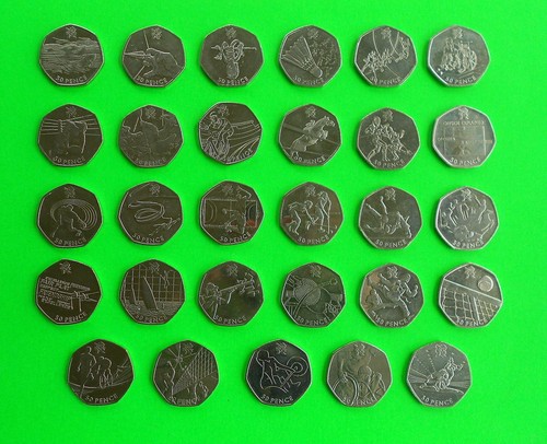 London 2012 full set 50p - 2012,