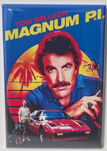 Magnum magnet 2 x3 - magnum, p.i.