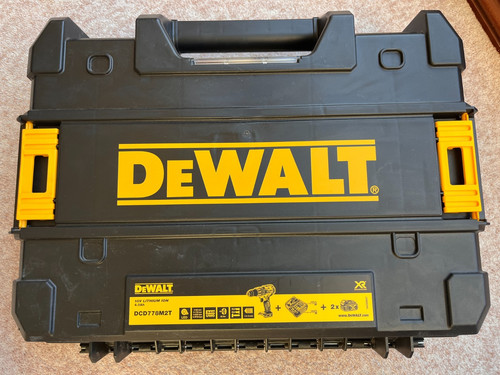 Dewalt 18v drill case storage - drill,