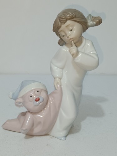 Vintage nao lladro shush - nao, "shush