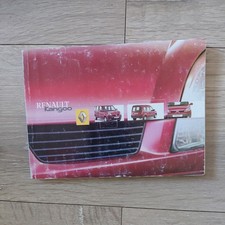 RENAULT KANGOO OWNERS MANUAL AND STORAGE WALLET FROM 2002 REG CAR