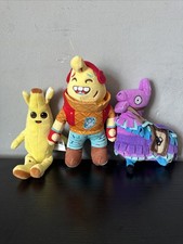 Fortnite Plush Bundle - Peely , Llama , Lil' Whip - Epic Games