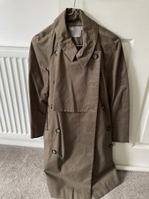 ASOS size 6 khaki lightweight trench double breasted jacket 