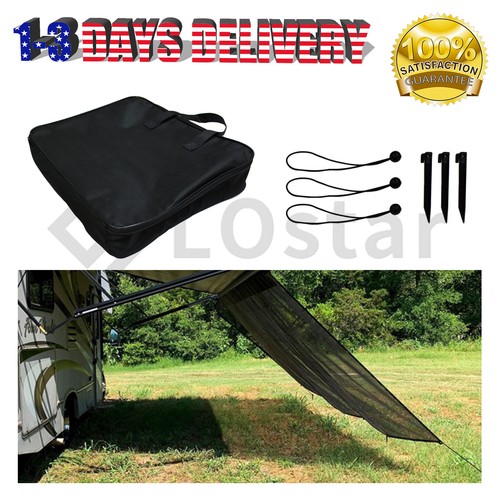Awning sun shade screen - rv,