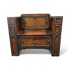 Antique 1920s Old English Oak