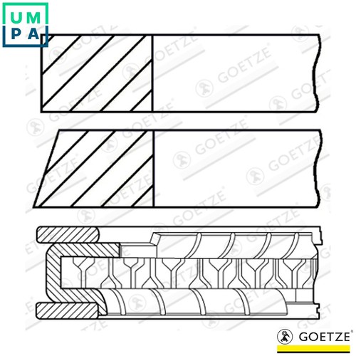Piston ring kit - ring,