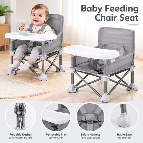 Foldable baby feeding seat - foldable,