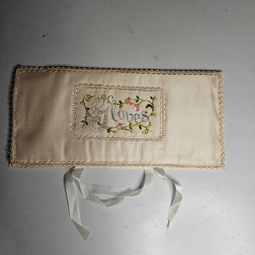 Vintage satin hand embroidered - vintage,