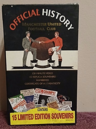 Manchester united vhs tape - manchester,