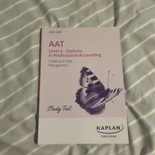 Kaplan AAT Level 4 Credit and Debt Management Study Text New Published 23/24