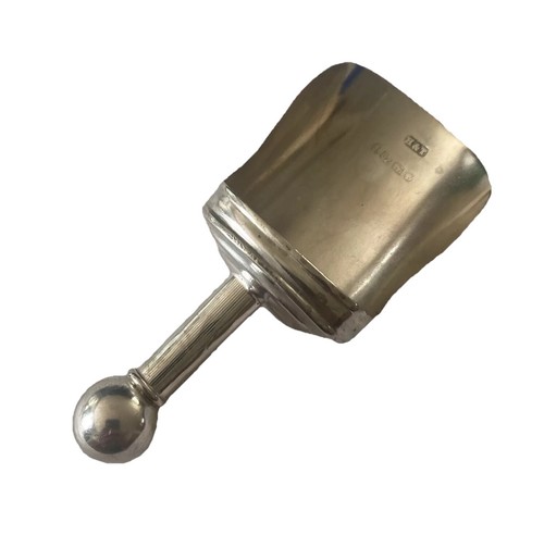 Unusual silver sugar caddy - silver, sugar/caddy