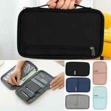 Family Travel Organiser Tickets Wallet Pouch Holder Passport Document RFID Cards