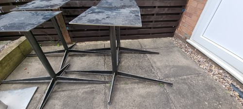 Table bases metal heavy - ,