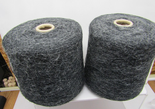 Cone black knitting yarn - cone,