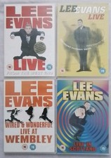 Lee Evans DVD's × 4 Live Certificate 15 (bundle)
