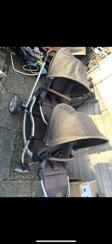 Double pushcair stroller - double,