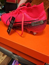 SUPERFLY 7 ELite Pro New Boxed Football BOOTS, Lazer Crimson /Black,Size 6 EU 38