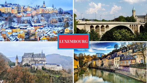Luxembourg fridge magnet - luxembourg,