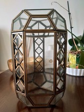 Moroccan Style Glass & Brass