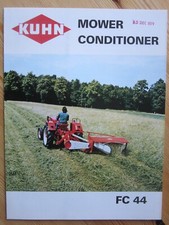 KUHN FC44 MOWER CONDITIONER  brochure/leaflet
