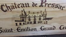 12 bottle size - ST EMILION Wine Box Crate for Vintage Shabby Chic Home Storage 