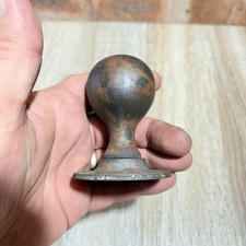 reclaimed vintage brass door