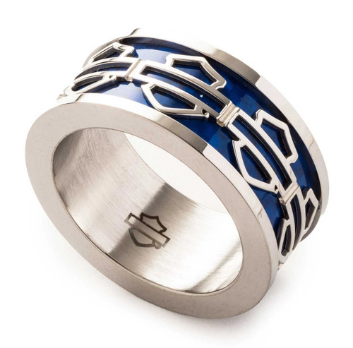 Harley davidson men blue - men's, bar