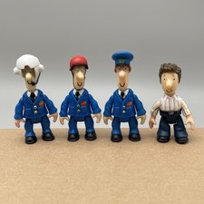 Vintage Postman Pat Figures Bundle x4 Pilot Ben Taylor Motorbike Rider Figure 9