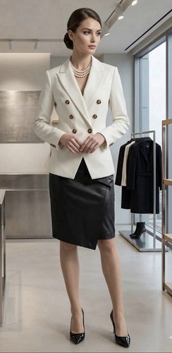 New dkny skirt suit - skirt, size