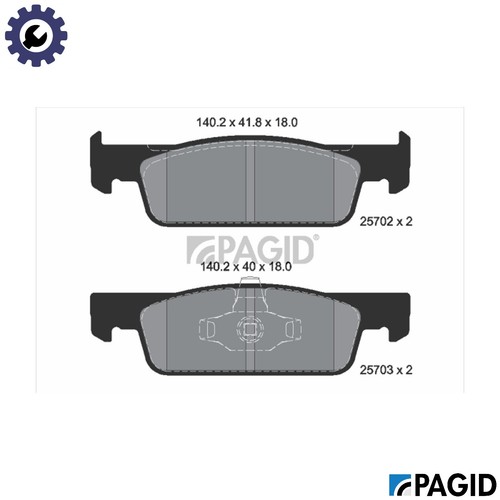 Brake pad set disc - pad,