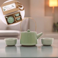 Herbal Jade Ceramic Teapot Set