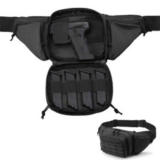 Tactical Gun Holster Bag Concealed Pouch Carry Waist Bags Fanny Pack outdoor