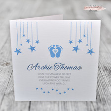 Personalised Sympathy Bereavement Baby Loss Card