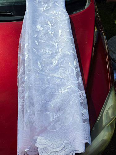 White floral embroidered - white,
