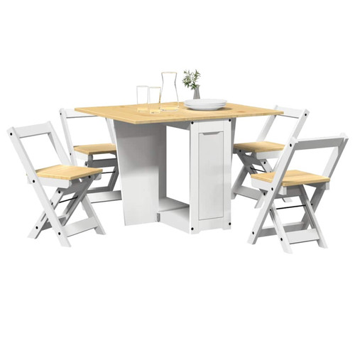 Dining set 5pc white - dining,