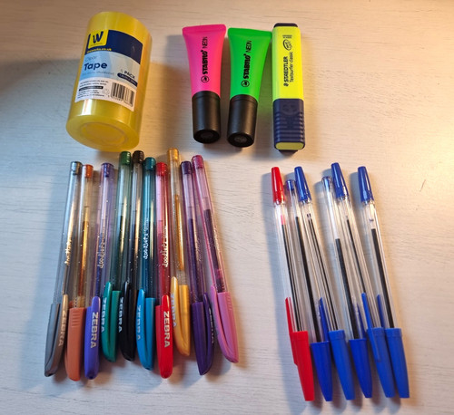 Mixed stationery job lot - mixed,