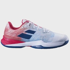 Babolat Jet Mach 3 All Court Men's Tennis Shoes - White/Estate Blue